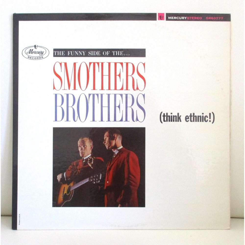 Smothers Brothers Think Ethnic! Vinyl LP Mercury Records SR-60777 ComedyFolk1963